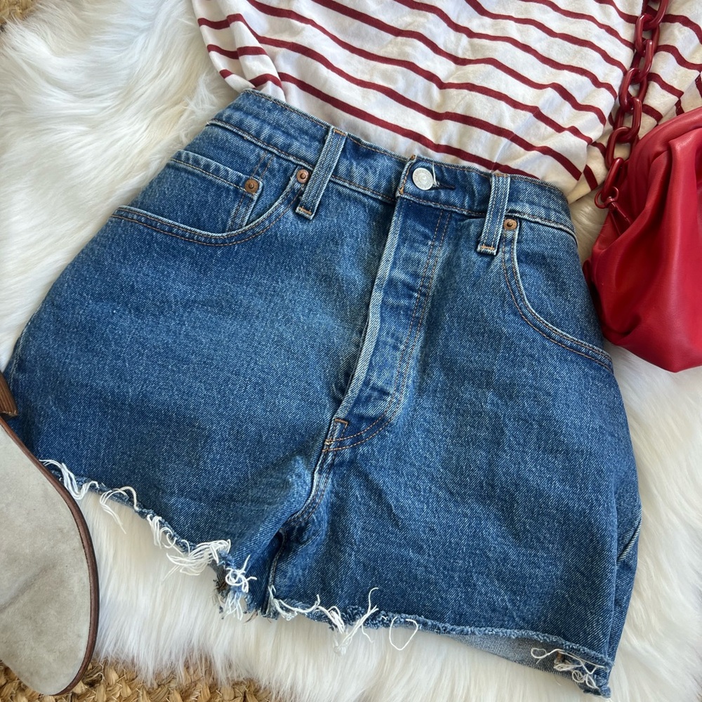 Levi's Classic Blue Jean Shorts